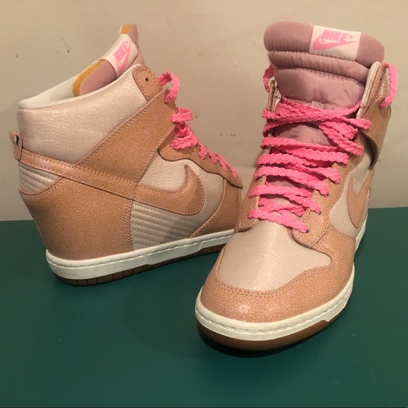 nike wedge sneakers size 10